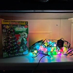 Tree Dazzler LED Christmas Holiday Lights Multiple Colors Patterns Works